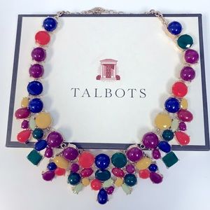 Talbots Colorful Bib Necklace